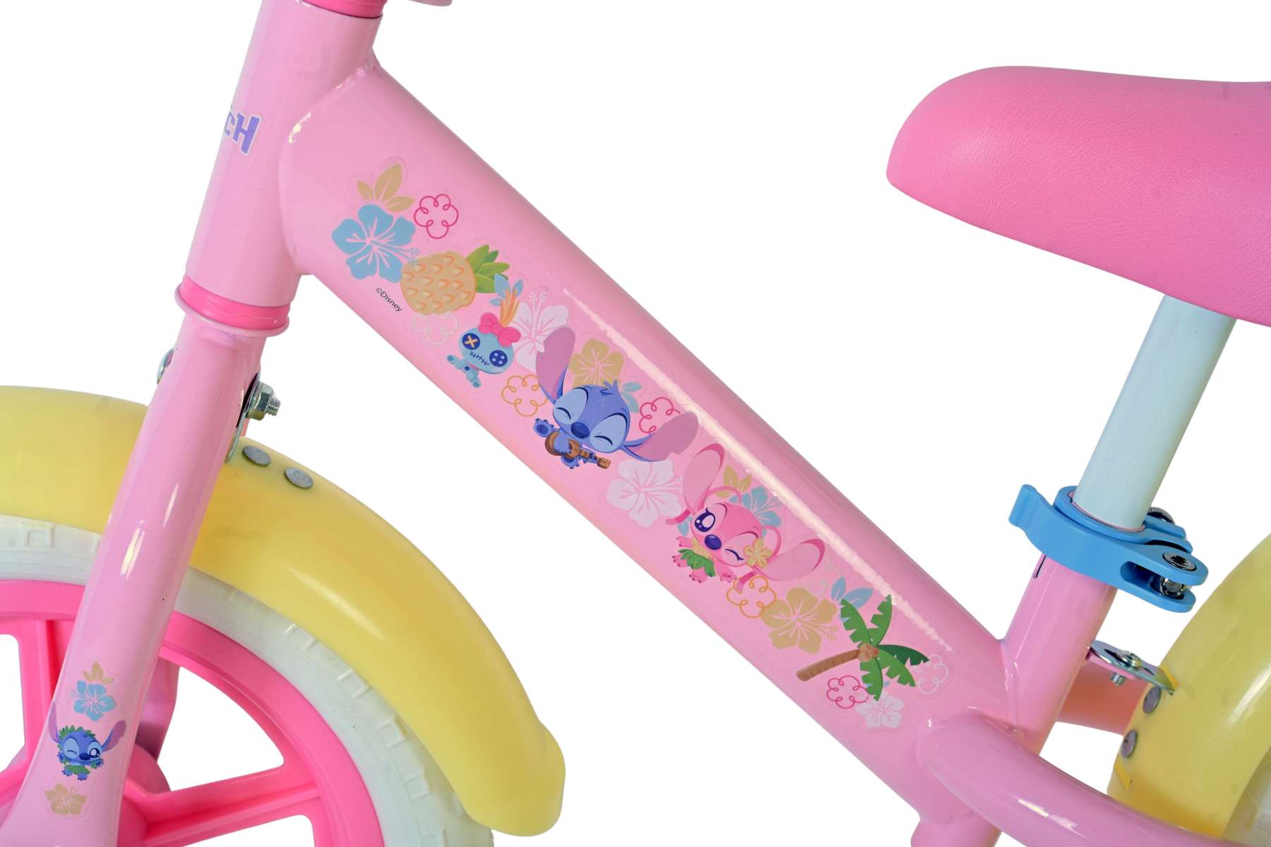Stich loopfiets staal disney stitch roze