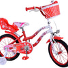 Volare Lovely Kinderfiets Meisjes 16 inch Rood Wit