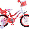 Volare Lovely Kinderfiets Meisjes 16 inch Rood Wit