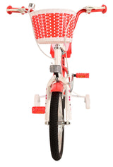 Volare Lovely Kinderfiets - Meisjes - 16 inch - Rood Wit - Twee Handremmen - afbeelding 8