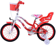 Volare Lovely Kinderfiets Meisjes 16 inch Rood Wit - afbeelding 8