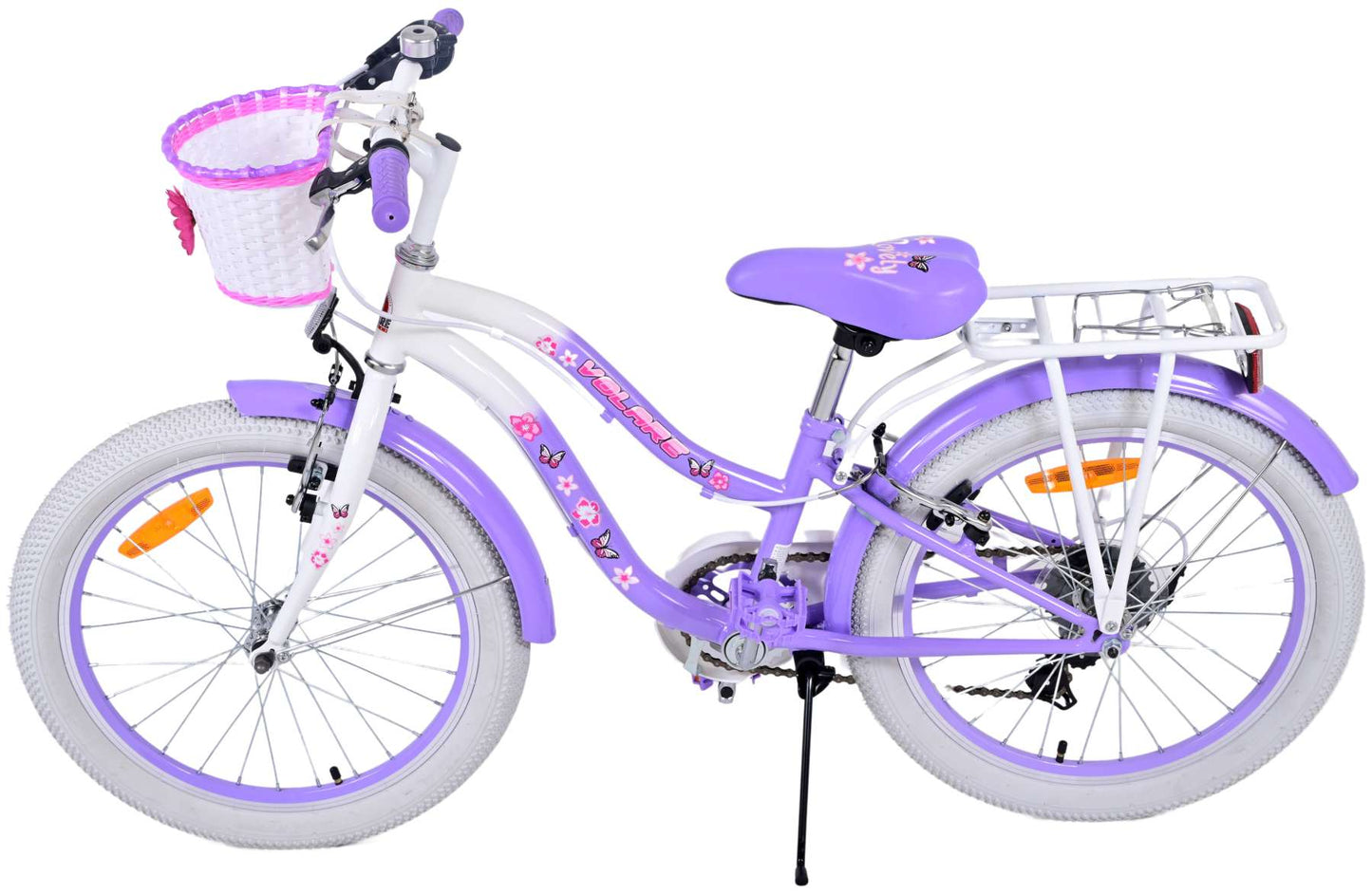 Volare lovely kinderfiets meisjes 20 inch paars 7 versnellingen