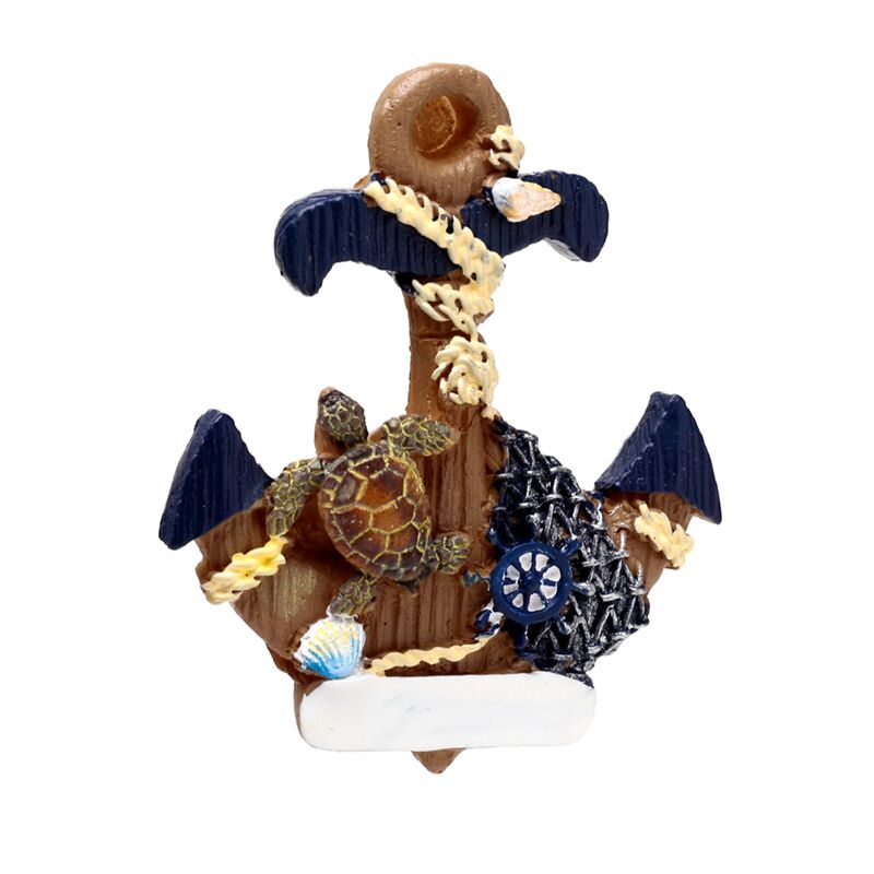 Anker handbeschilderde zee strand souvenir magneet