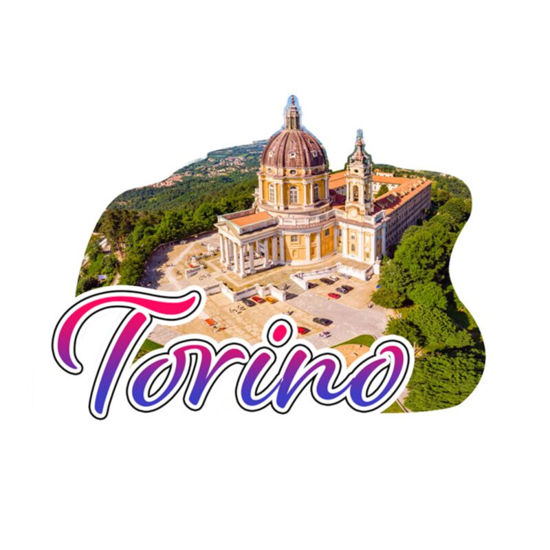 Torino superga 3d zee strand souvenir magneet