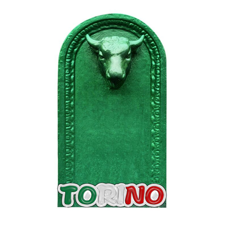 Torino fountain turet 3d zee strand souvenir magneet