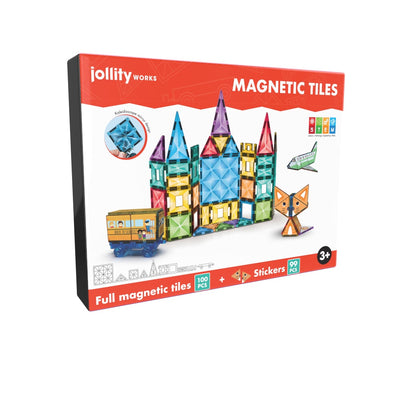 Magnetic tiles stem 100 pcs jollity works