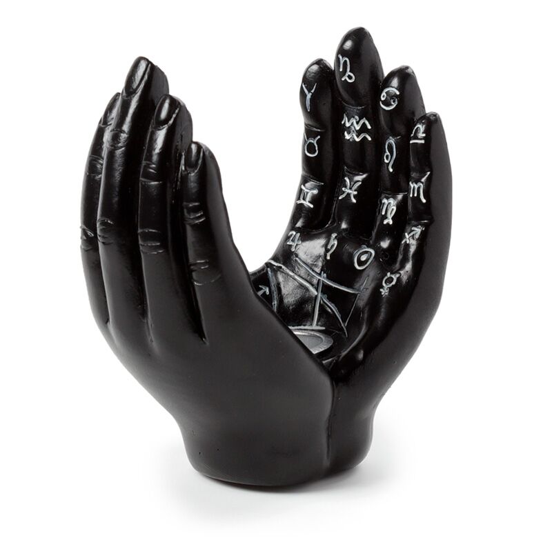 Mantra handen tarot handpalmen open wierookhouder