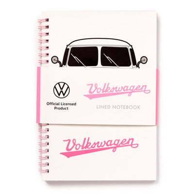 Union volkswagen busje vw t1 summer spiraal gebonden a5 gelinieerd notitieboekje