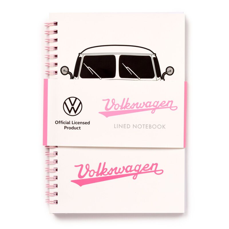 Union volkswagen busje vw t1 summer spiraal gebonden a5 gelinieerd notitieboekje