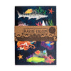 Marine kingdom gerecycled a5 gelinieerd notitieboekje
