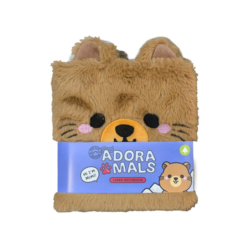 Adoramals mimi de marmot fluffig notitieboekje
