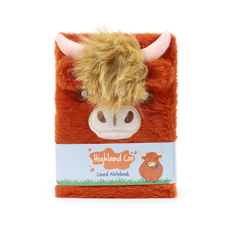 Higland coo fluffig koe notitieboekje a5