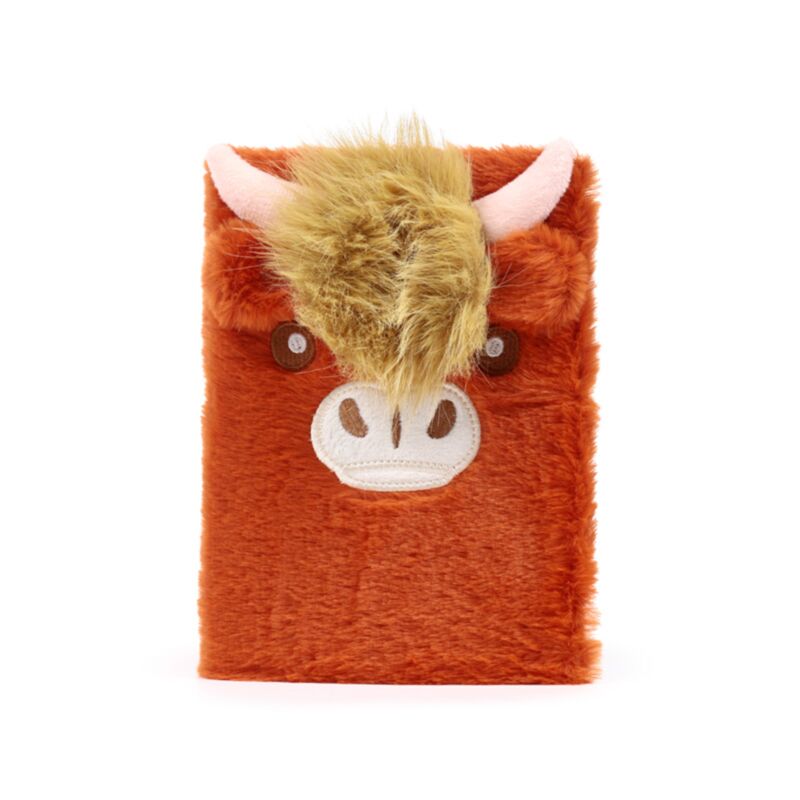 Higland coo fluffig koe notitieboekje a5