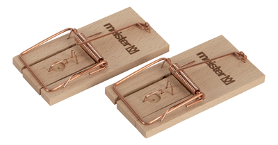 Connex muizenval in hout (2st) - mf