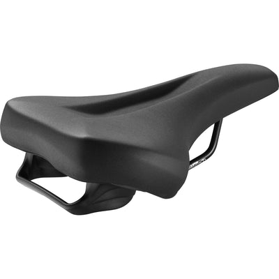 Selle monte grappa monte grappa zadel apnea met handgreep zwart