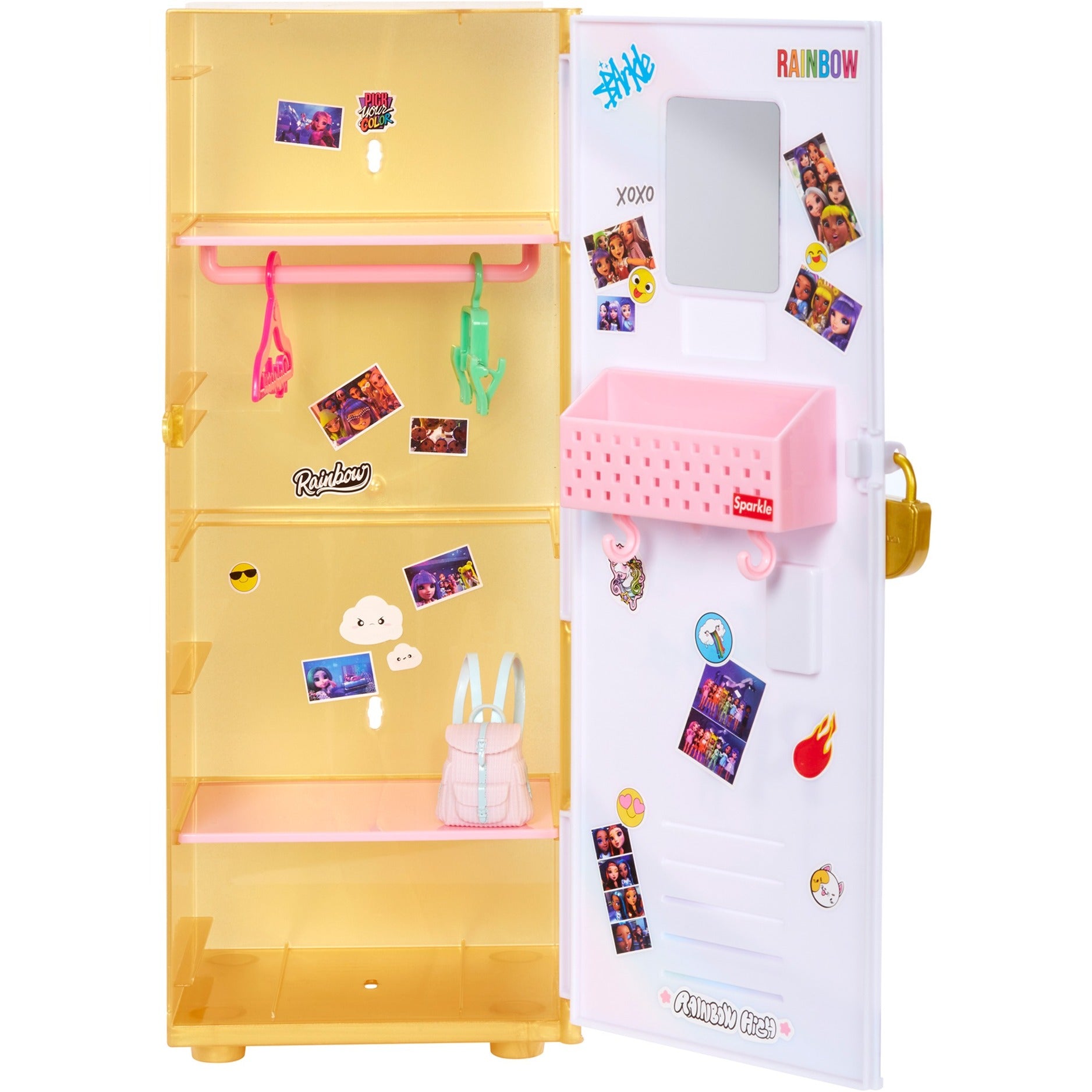 Mga entertainment rainbow high design locker en pinkly paige
