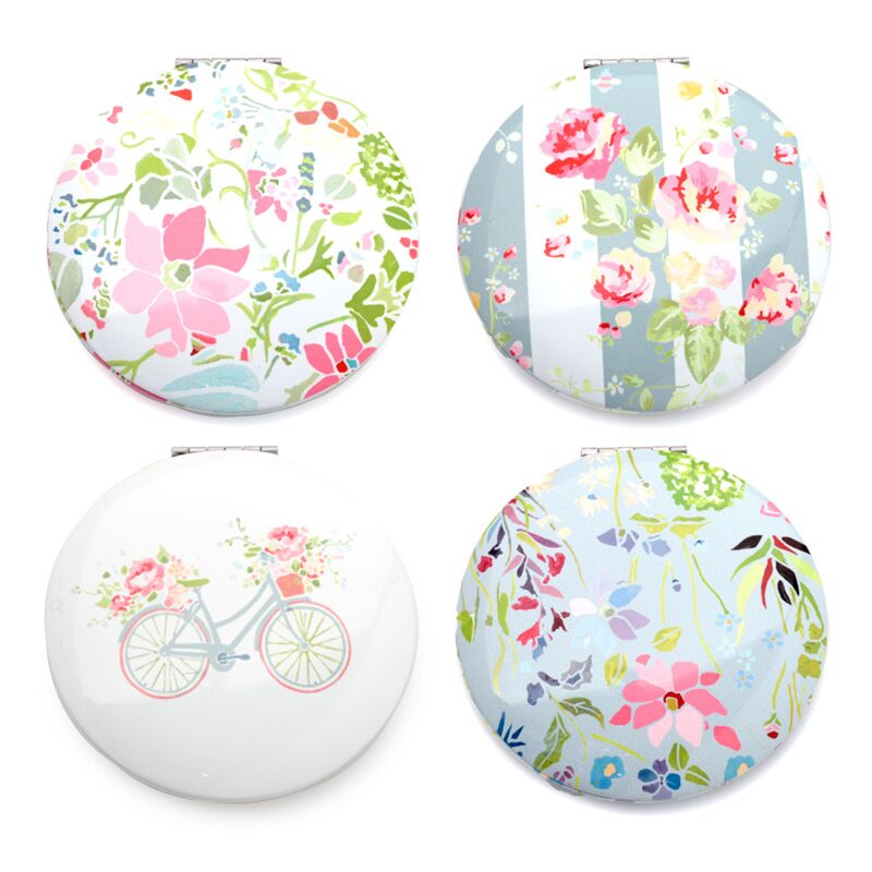 Julie dodsworth roze flora compact make up spiegeltje
