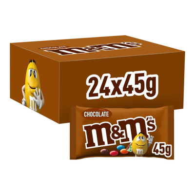 M m's m m’s choco single (24x 45gr)