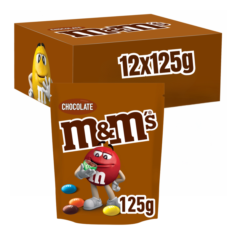 M m's m m’s choco zak (12x 125 gr)
