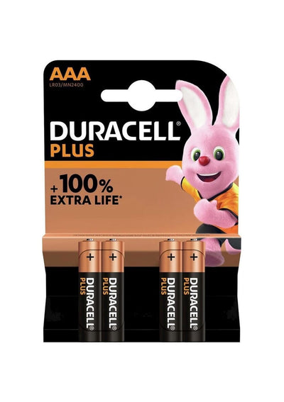 Duracell batterij plus power mn1500 lr6 aa per 4 op kaart