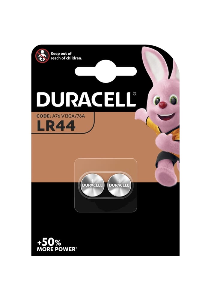 Battery sales europe b.v. duracell batterij lr44 1.5v alkaline (2st)