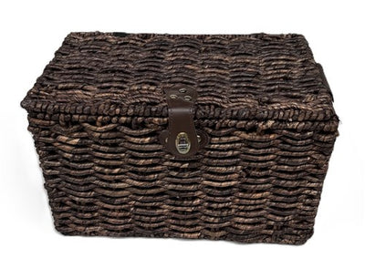 Bakkersmand bruin medium 40x26x25 met deksel