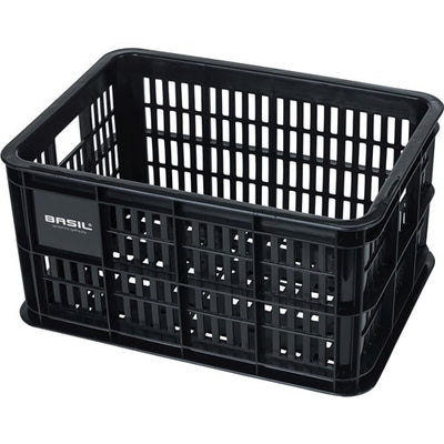 Basil fietskrat S - klein - 17.5 liter - zwart