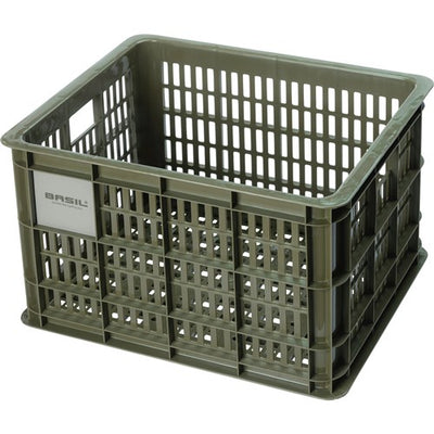 Basil fietskrat M - medium - 29.5 liter - groen