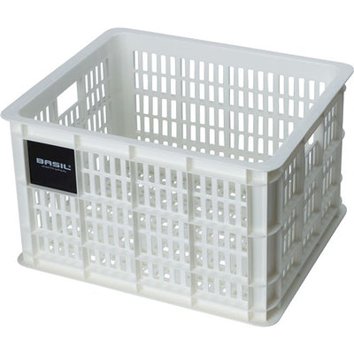 Basil fietskrat M - medium - 29.5 liter - wit