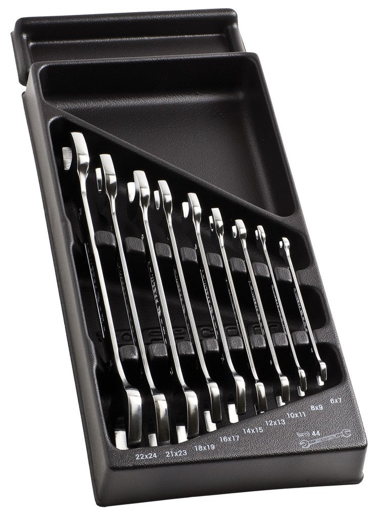Facom module met 9 steeksleutels van 6 tot 24 mm - mod.44-1