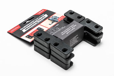 Stealthmounts om-cl-blk-6 cleat 'n' feet schoenplaatjes | zwart | 6 stuks - om-cl-blk-6