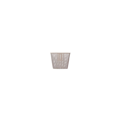 Basil b.v. fietsmand basil bilbao met vaste montage 26 x 22 x 27 cm - nude metallic