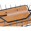 Basil fietsmand nordland mik 23 liter 23 x 33 x 19 cm voor- en of achterop zwart bruin