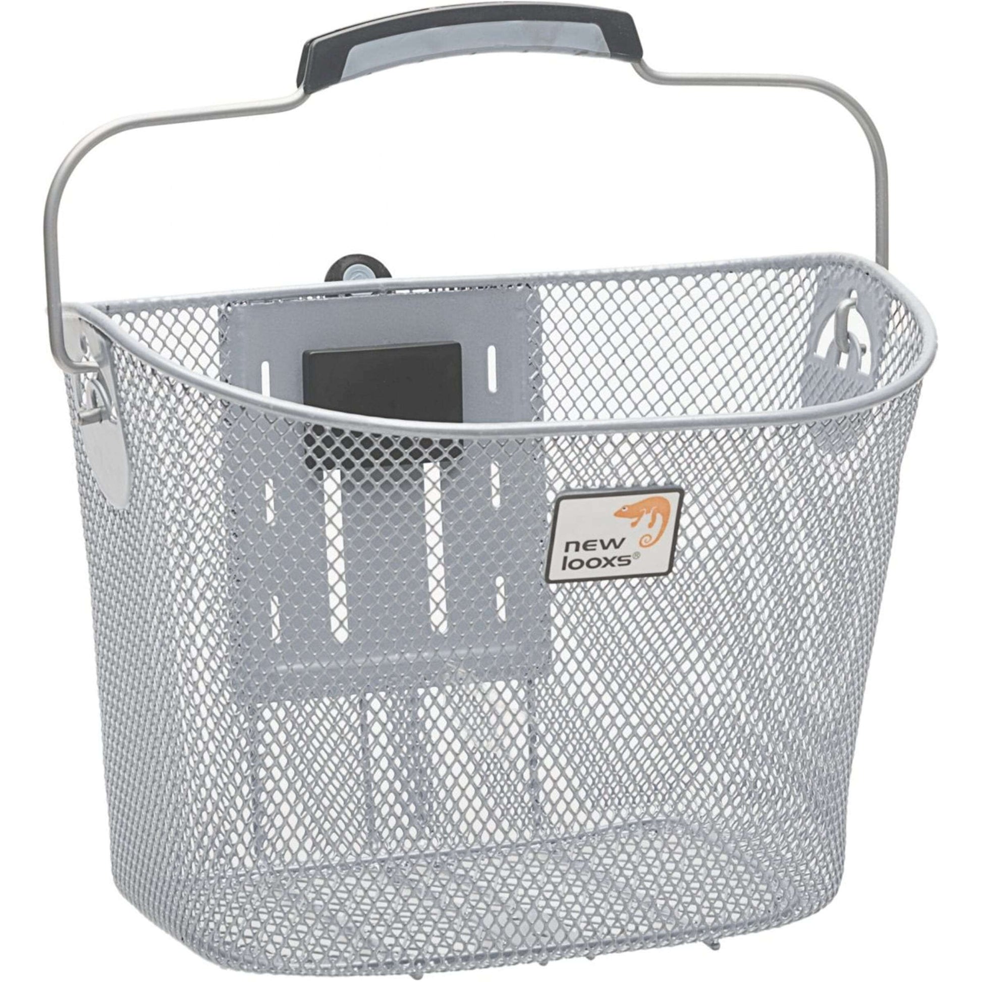 fietsmand Toscane Smartlock voor 19 liter zilver