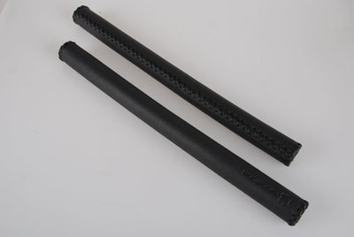 Velo handvat set lang leer set open zwart