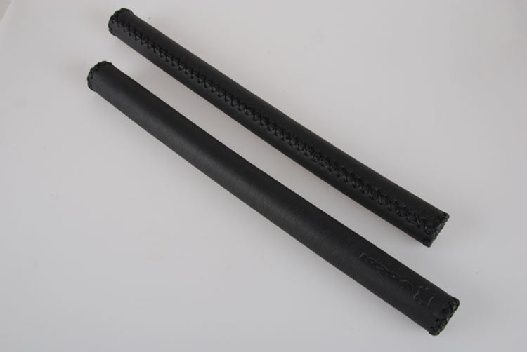 Velo handvat set lang leer set open zwart