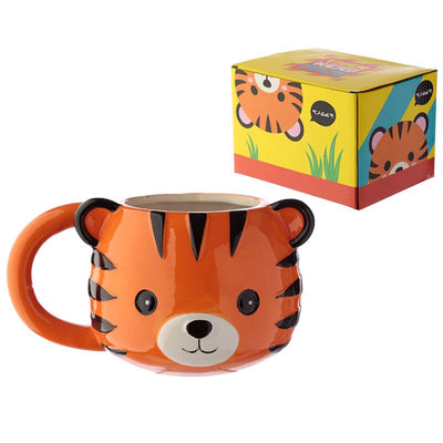 Adoramals tijger gevormde keramiek mok