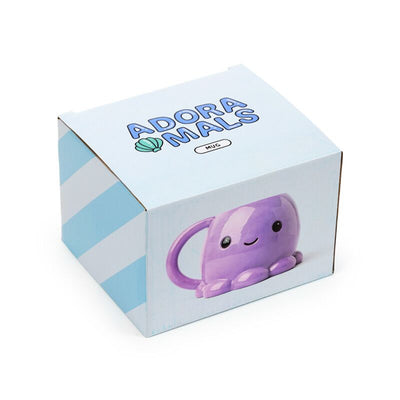 Adoramals octopus gevormde keramiek mok