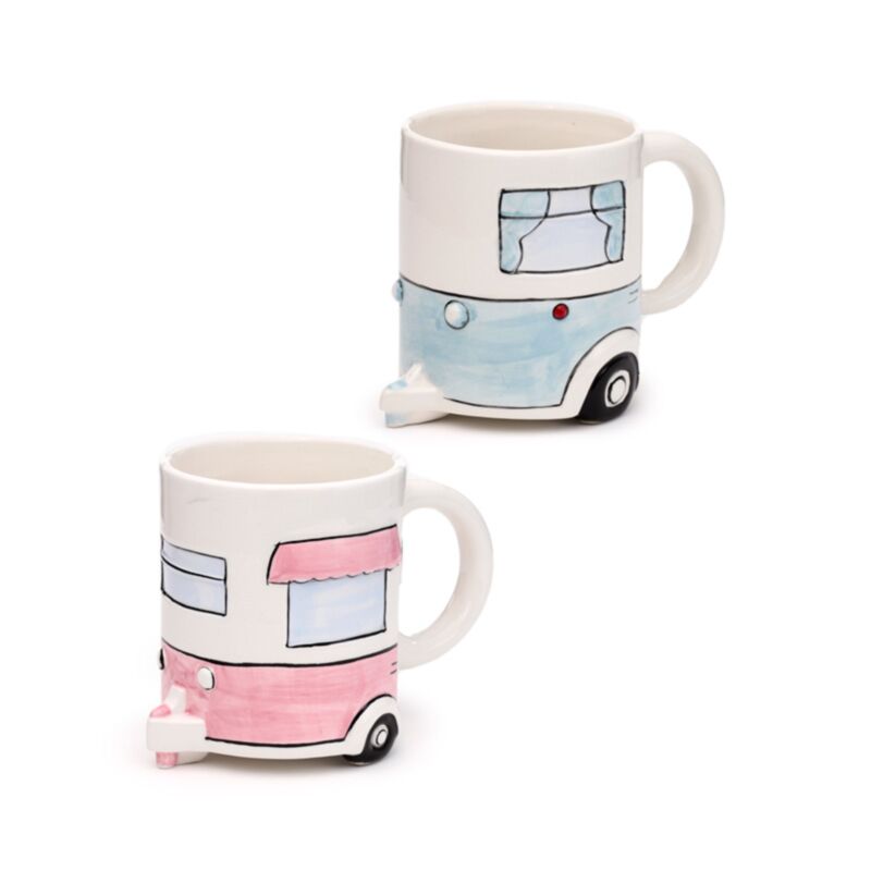 Home is where you park it caravan keramiek mok