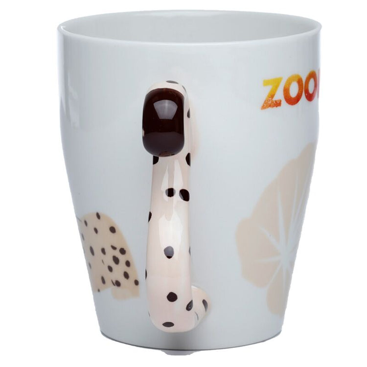 Cheetah zooniverse - gevormd handvat porselein mok