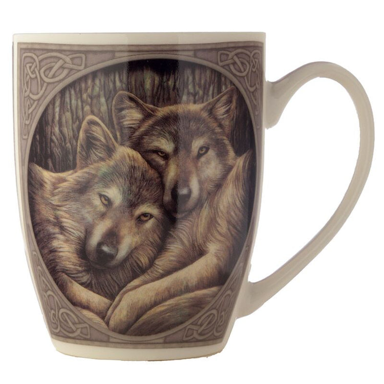 Lisa parker trouwe wolf vriend porselein mok