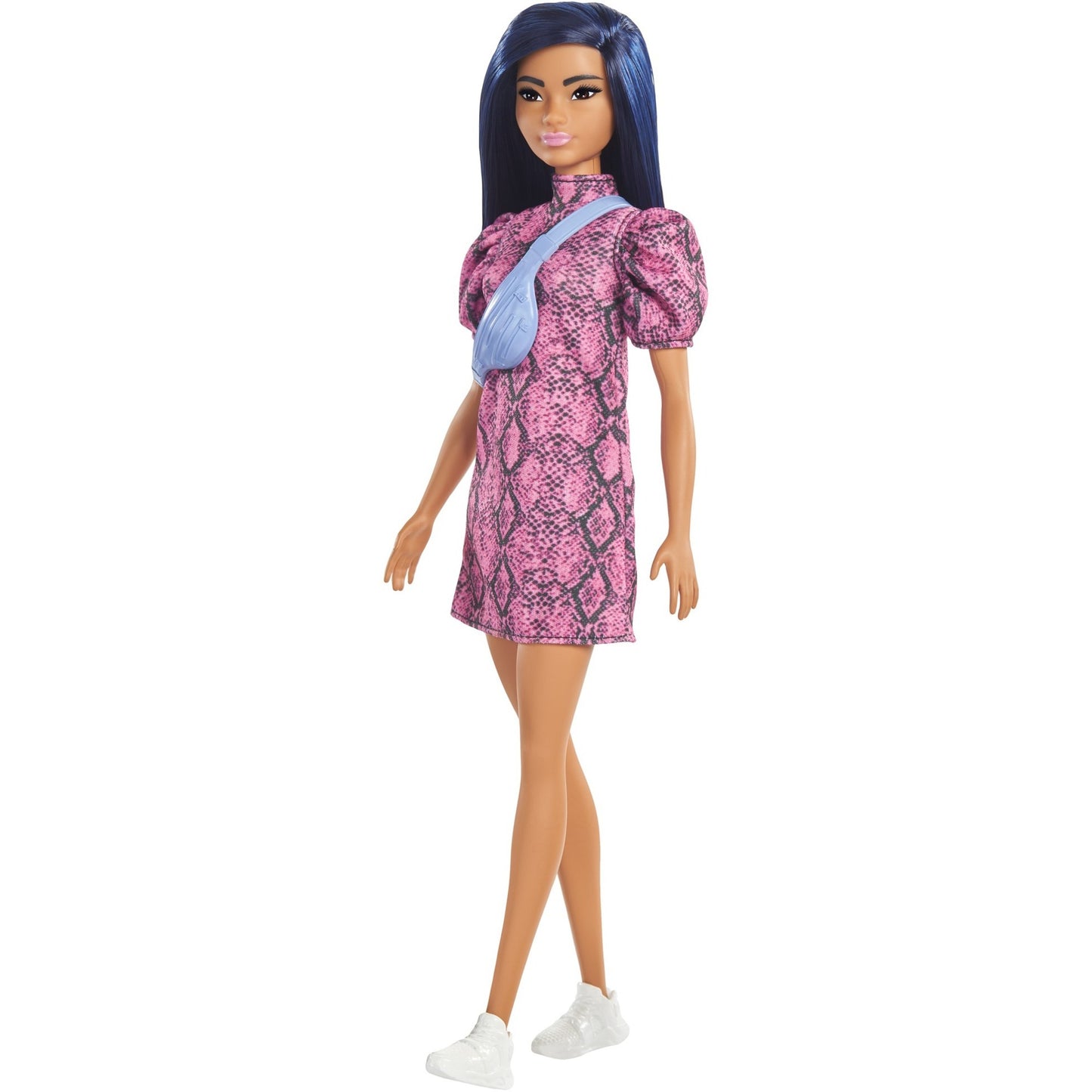 Mattel Fashionistas Doll 143 Pink Black Dress