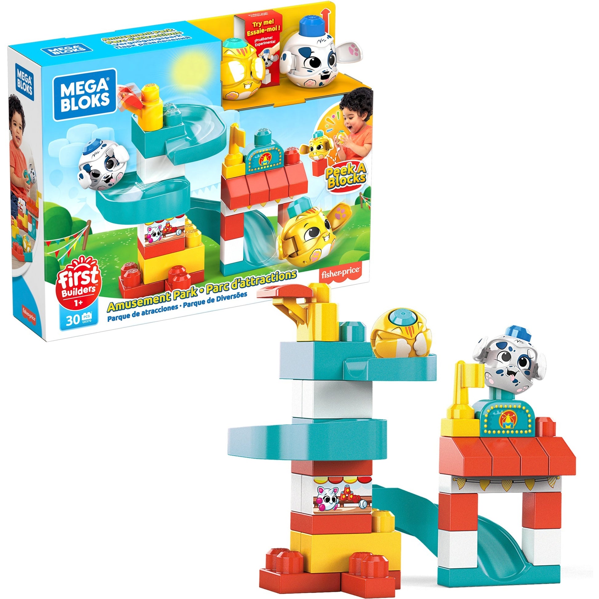 Mattel Peek a Blocks Pretpark