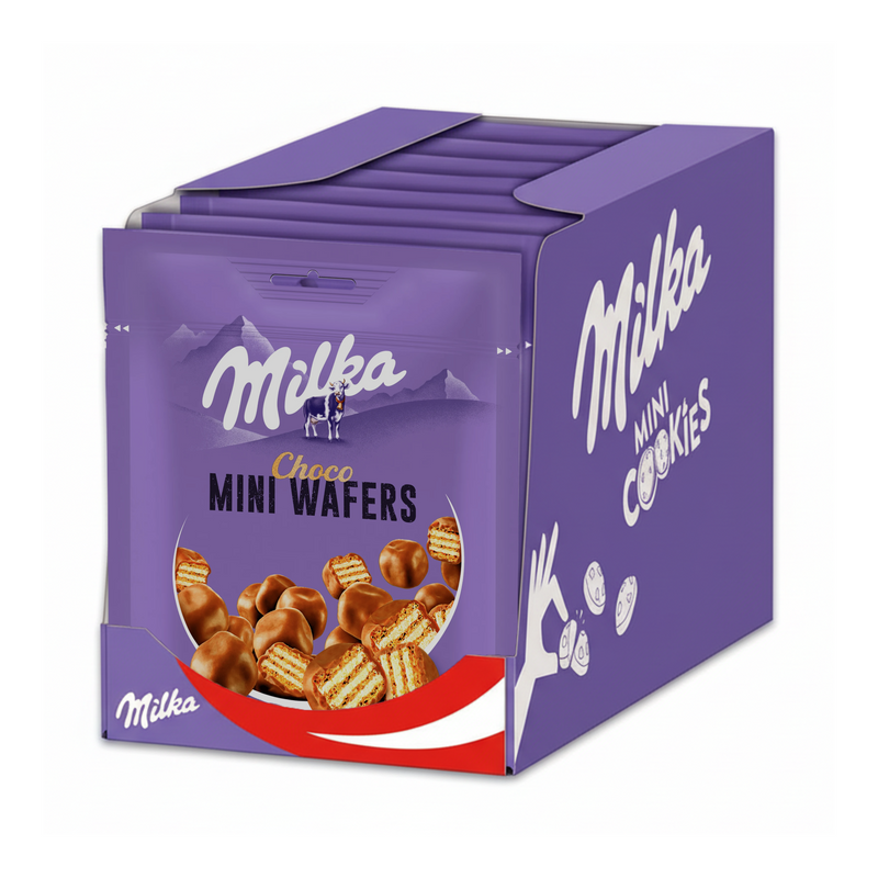 Milka mini wafers doosje (8x 110g)
