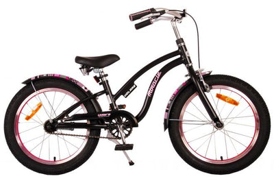 Volare Miracle Cruiser Kinderfiets - Meisjes - 18 inch - Mat Zwart - Prime Collection