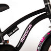Volare Miracle Kinderfiets - Meisjes - 14 inch - Mat Zwart - Prime Collection