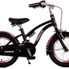 Volare Miracle Kinderfiets - Meisjes - 14 inch - Mat Zwart - Prime Collection