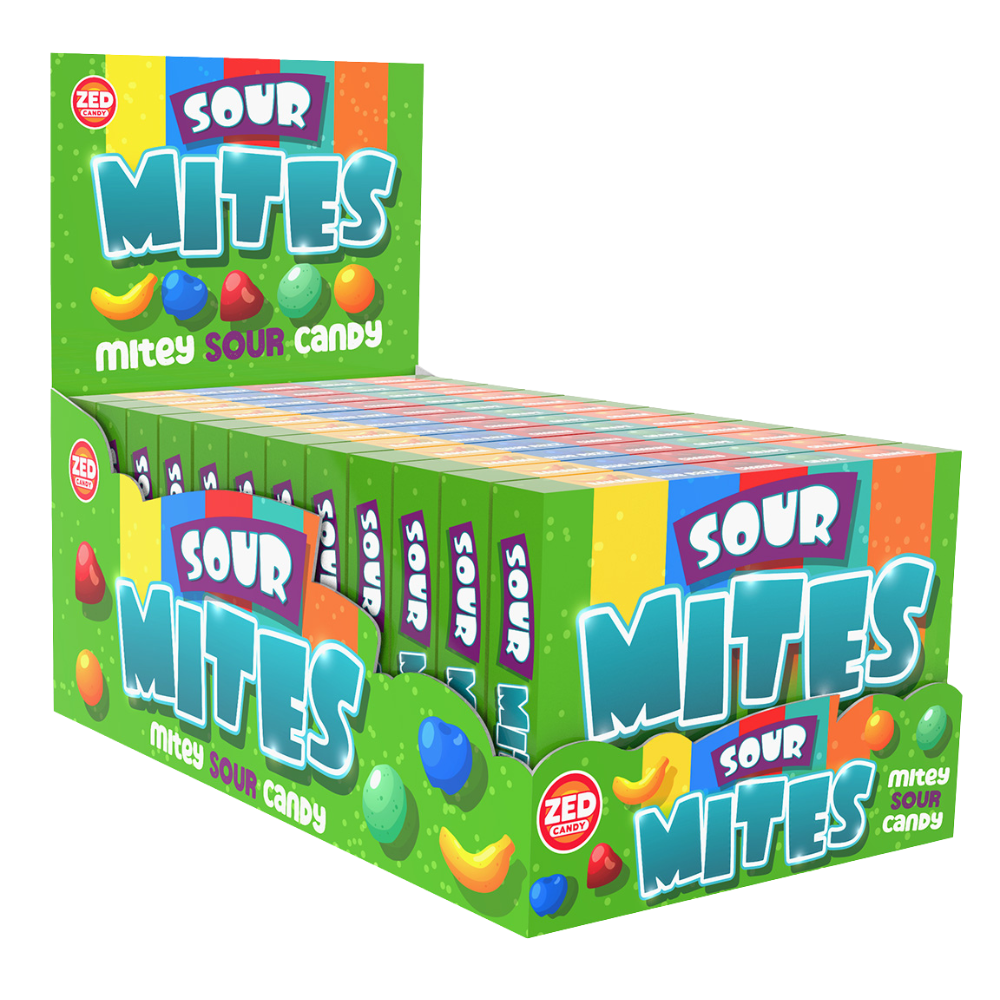 Zed candy mites sour theater box (12 stuks)