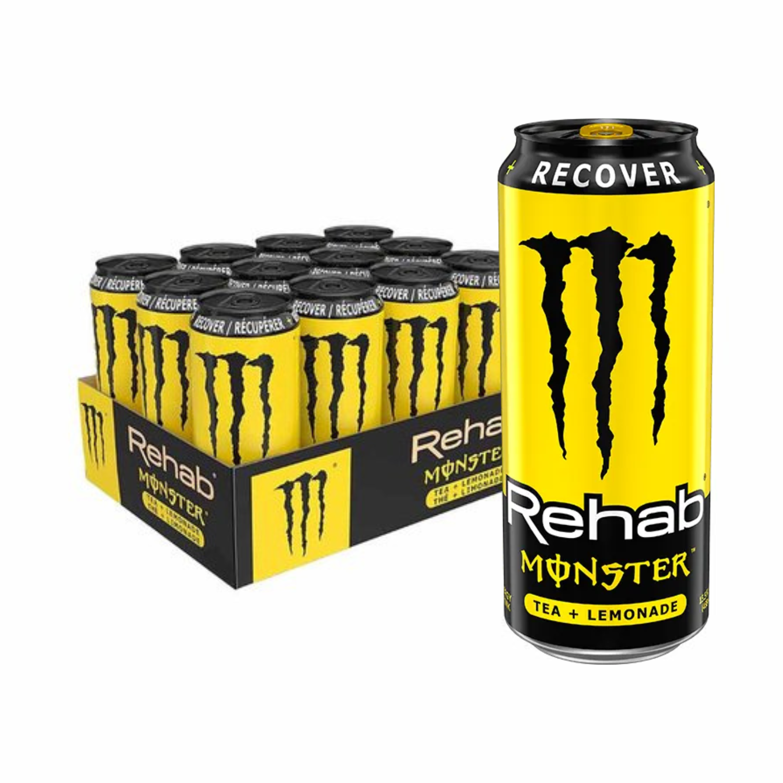 Monster energy rehab lemon tea blik (12x 500 ml)