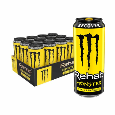 Monster energy rehab lemon tea blik (12x 500 ml)